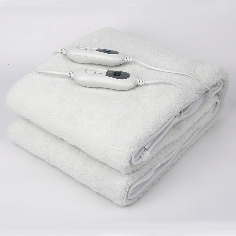 Safe Thermostat Double Bed Warm 220v Heating Electric Blanket - Buy ...