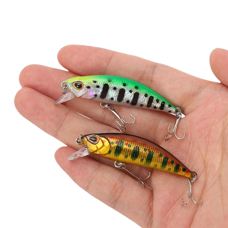 

Wholesale 5g 5cm jerkbait wobblers Hard Bait Artificial Minnow Crankbait Fishing lures All water Sinking lures fishing, 15 colors