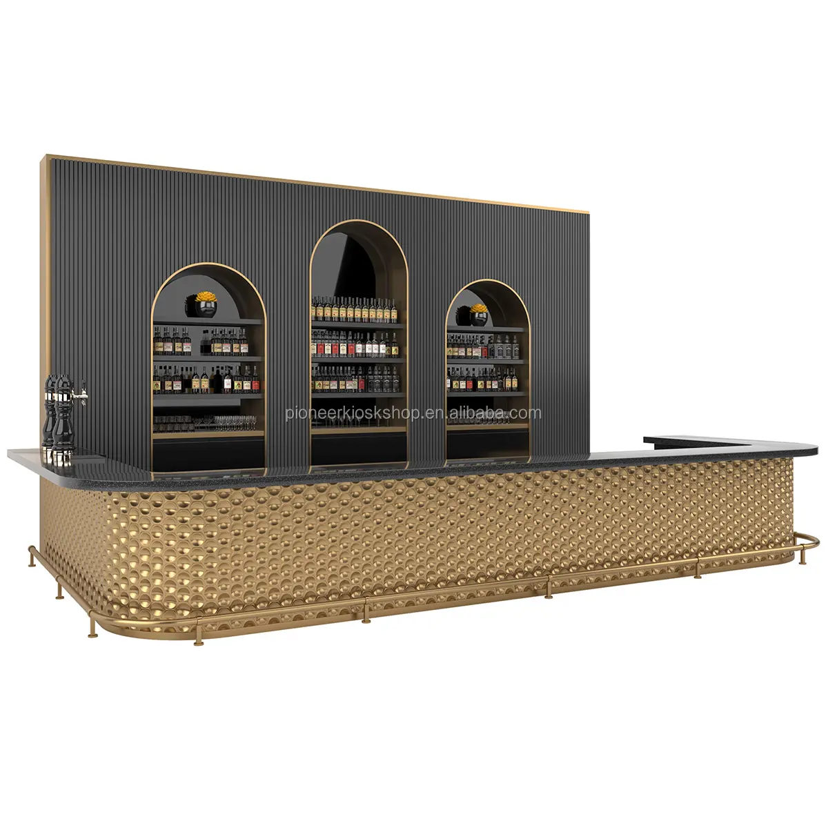 Customized Commercial Bar Counter Manufacturer Wine Bar Counter