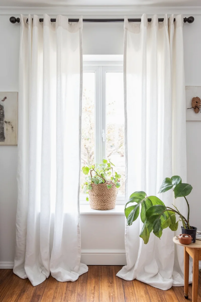 Urban Thread Linen Curtain Set