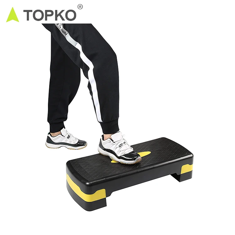 

TOPKO Hot selling suitable gym yoga exercise aerobics trainer useful PP aerobic step, According to buyer's needs