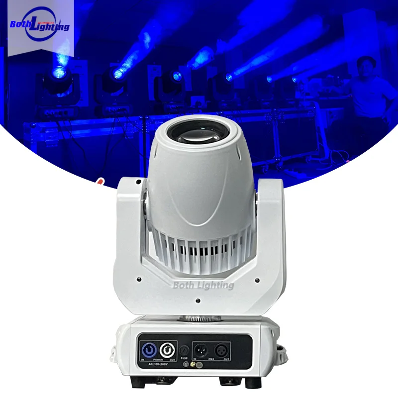 

2pcs with case moving head light 150W LED Spot Application Stage Entertainment Wedding Party light clubs Disco DJ etc