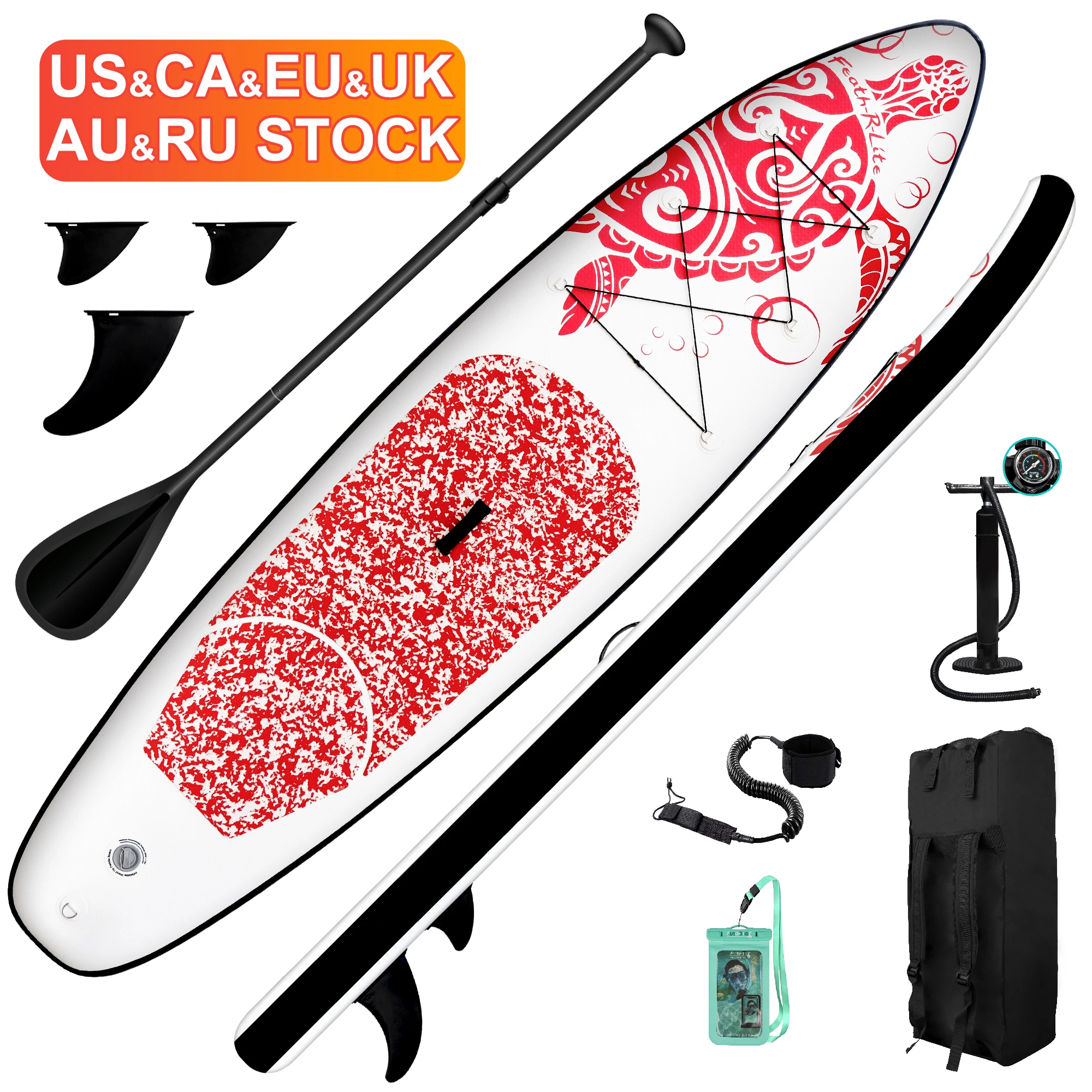 

FUNWATER Dropshipping OEM Sup stand up paddle board surfboard inflatable cheap water foldable surf board sup