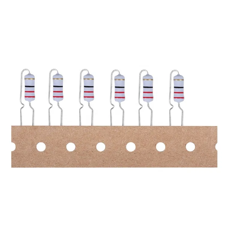 
Wirewound Fuse Resistor 1W 2W 3W 5W 8.2R 10R 12R 15R 20R Ohm 5% Tolerance Winding Resistor KNP wirewound resistors 