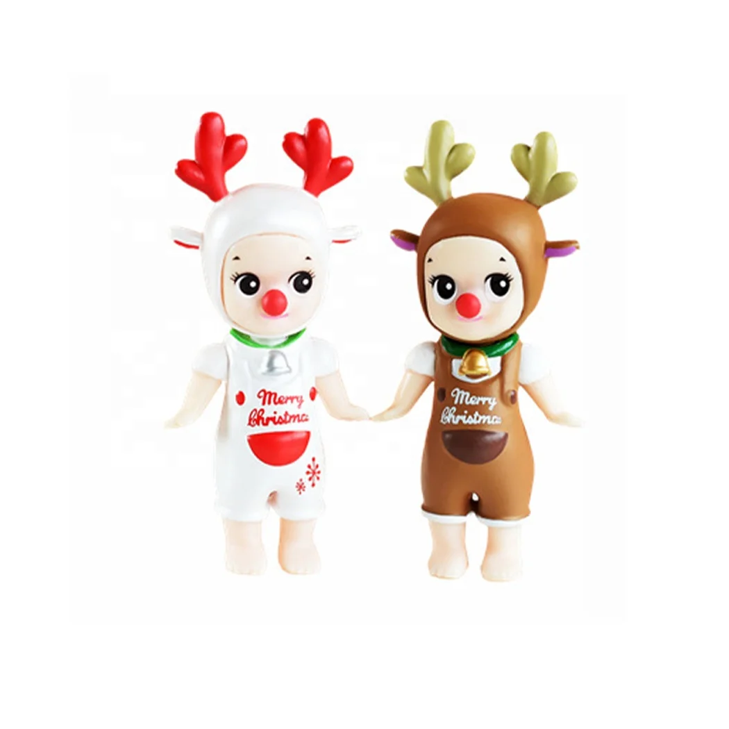 

Best Sale Christmas Shape PVC Blind Doll Cute Blind Box Toy For Kids