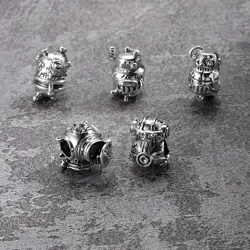 Real 925 sterling silver Gothic mechanical series 