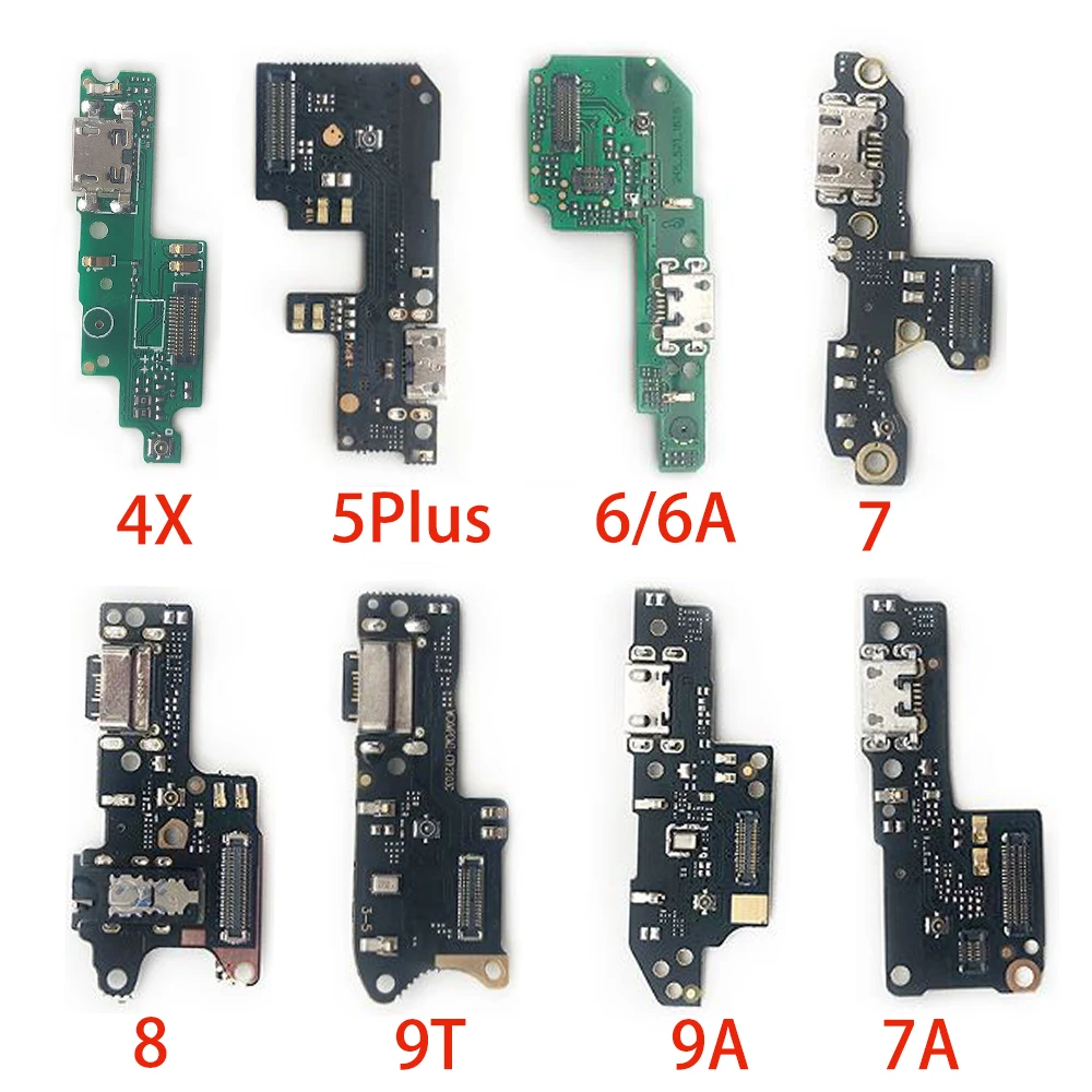 

USB Charging Port Connector Flex Cable For Xiaomi Redmi 4A 4X 4 5 5A 6 6A 7 7A 8A 8 9 9A 9C 9T Pro Plus K30 4G 5G placa de carga