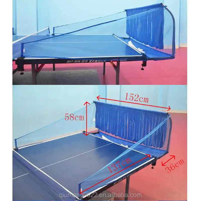 Telescopic 3 Section Extendable Aluminium Pole Table Tennis Ball Picker Net' 