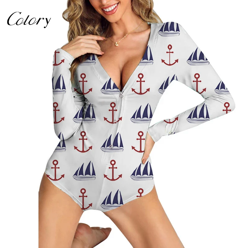 

Colory Cheap Usa Sale Onesie With Butt Flap Adult Sexy Hot Jumpsuit Romper, Picture shows