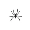 Manufactory supplier fake spider for halloween spider web decoration 15pcs opp packing