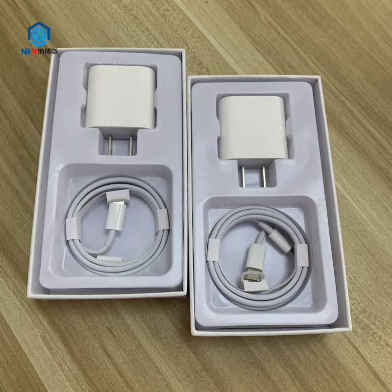 

Wholesale 20W USB C Wall Charger PD Fast Charging Set for iPhone 12 Type C Cable Quick Charger Power Adapter, Black