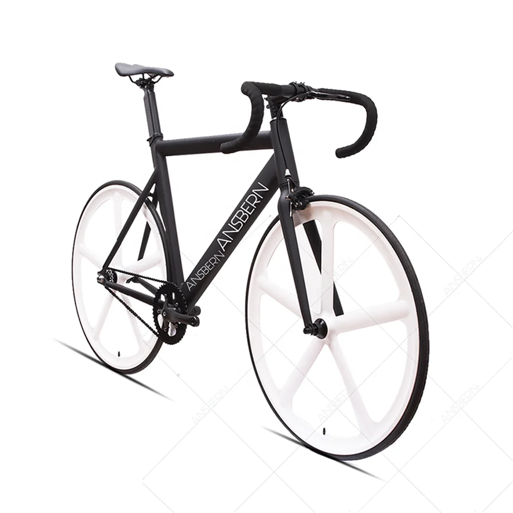 

Black Single Speed Aluminum Alloy Frame Fixie Bike Fixed Gear
