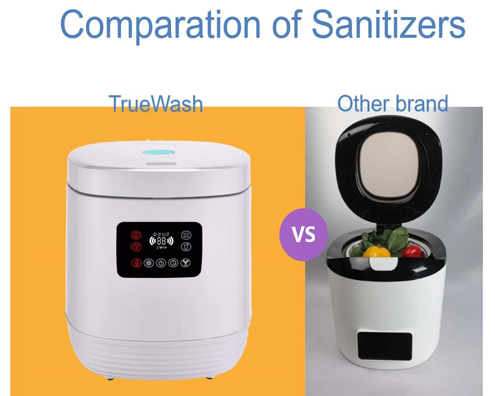 Portable Small Ozonizer Sterilizer Food Ozonator Vegetable Washer Kit Ozone Fruit Vegetable