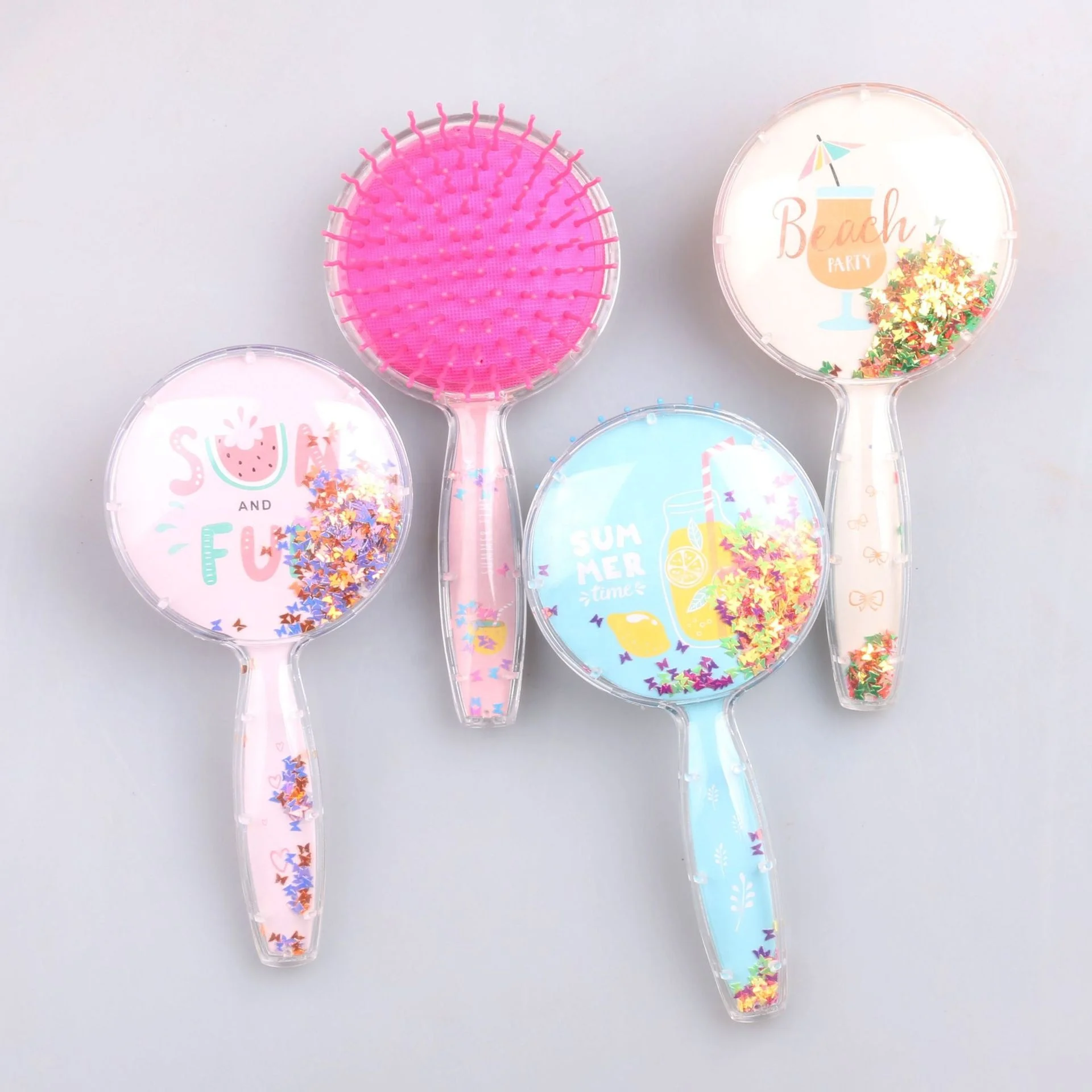 

Children gift nice cute special glitters plastic comb