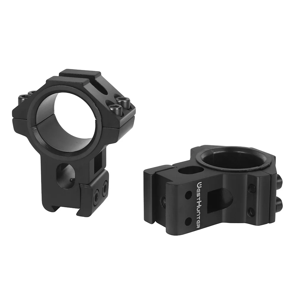 

WESTHUNTER High Profile 11mm Dovetail Rifle Scope Mounts CNC Machining 25.4mm/30mm Hunting Scope Rings For Air Gun Shooting