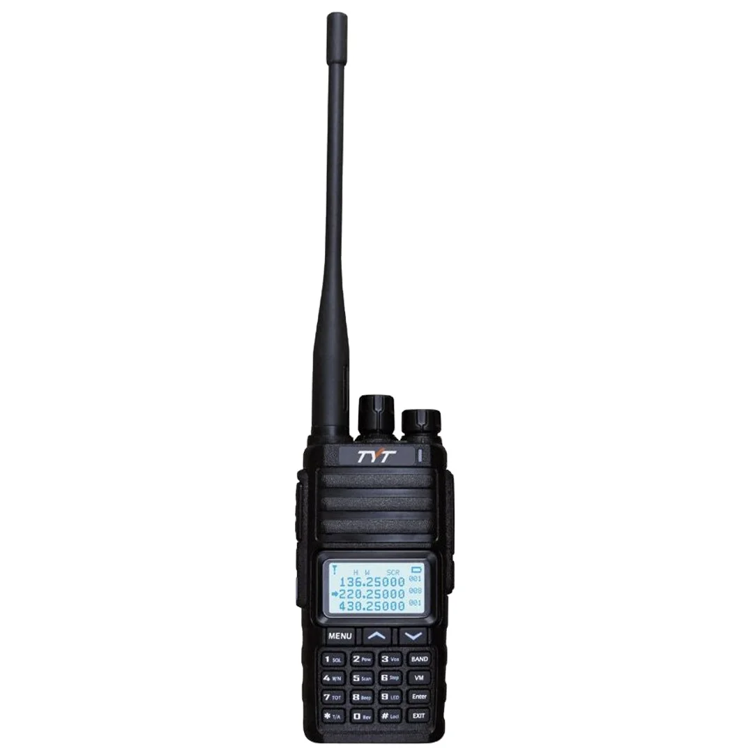 

Tr-Band TH-350 TYT 5W Analog 150/220/450mhz Tri-standby Amateur Handheld FM Transceiver Two Way Radio with Cable