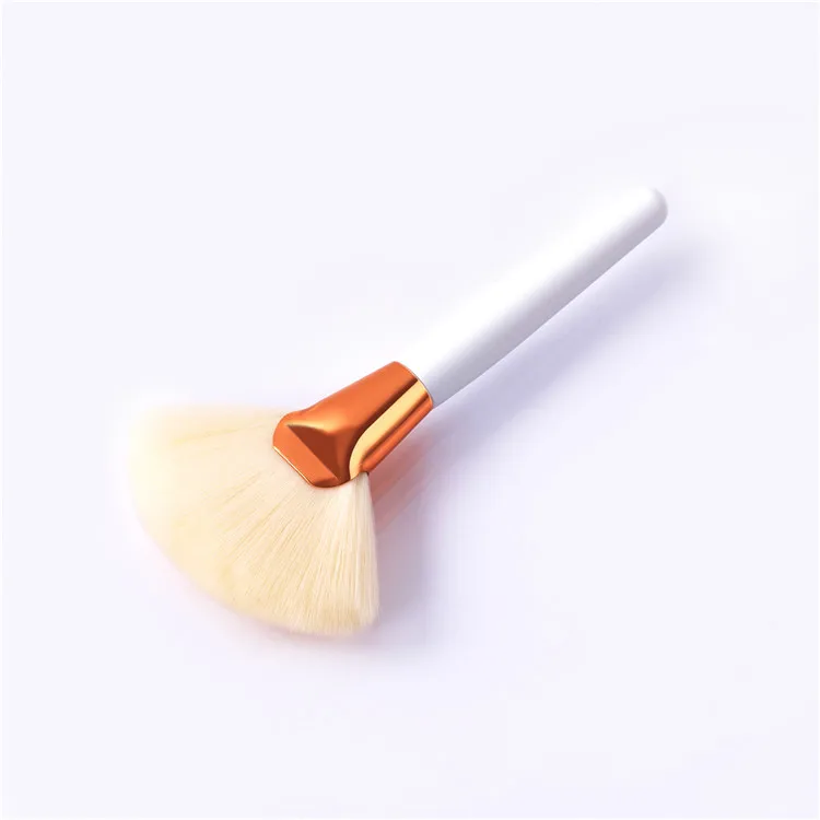 

customize fan shape powder highlighter makeup brush