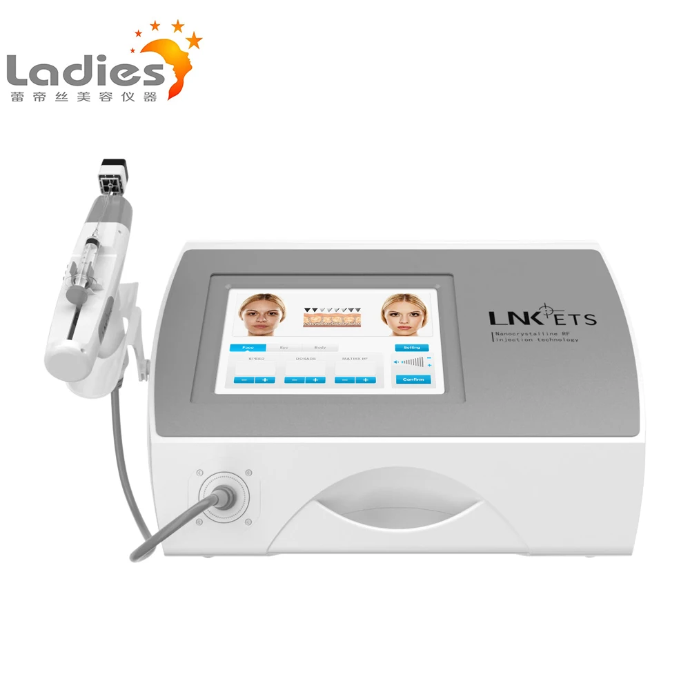 

needle free no-needle skin tighting products facial beauty device wrinkle removel mesogun 2021 hot sale machine for salon, White