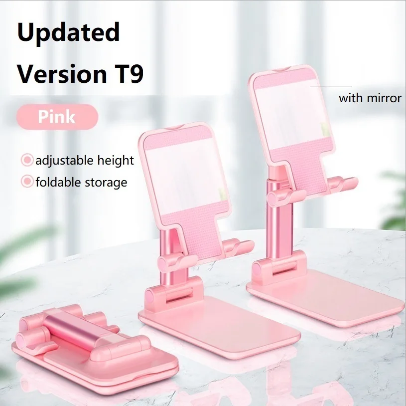 

2022 Desktop Mobile Phone Holder Stand For iPhone iPad Adjustable Tablet Foldable Table Cell Phone Desk Stand Holder Universal, Black/white/pink/green
