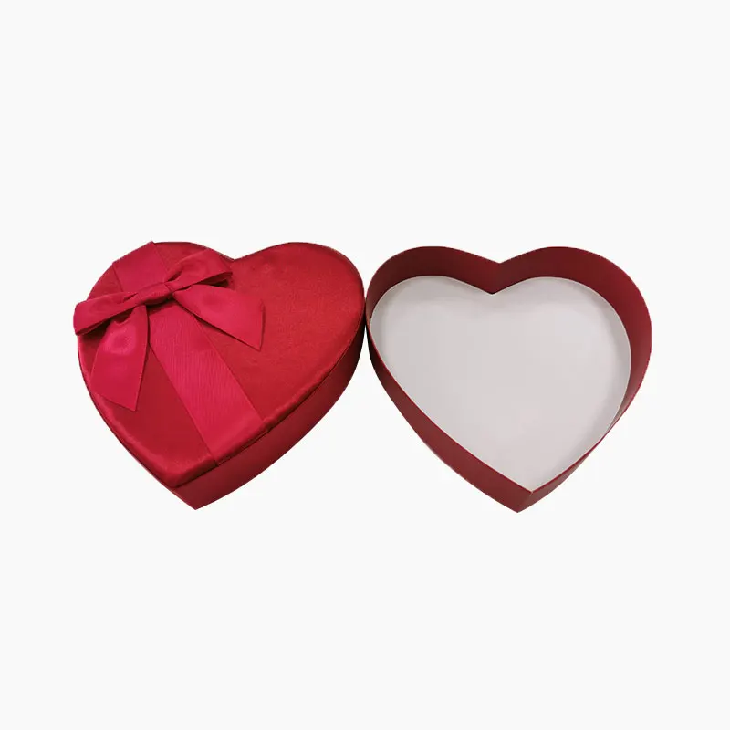 Custom Color Heart Shaped Gift Box Wholesale With Fabric Cover - Buy ...