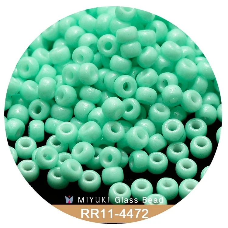 

Miyuki Round Rocailles 11/0 Beads 2 mm [23 Color Duracoat Opaque Dyed Second Series ]10g pack