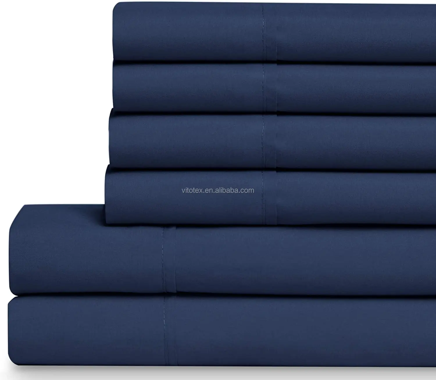 Bed Sheet Set Cal King Size- 6 Piece Sheets-deep Pocket Microfiber