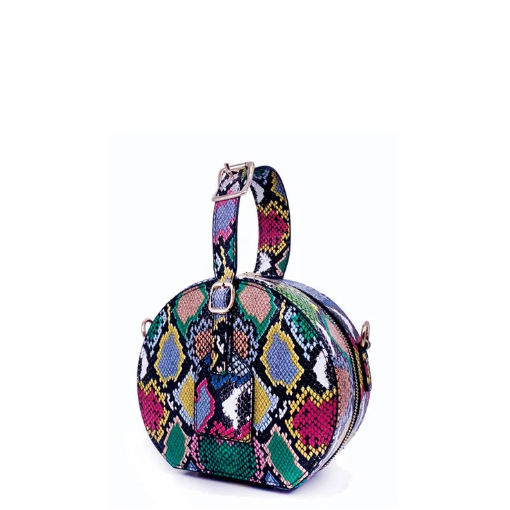 

China New Fashionable Cheap Price Unique Design Fancy Snake Skin Hand Bag, Picture