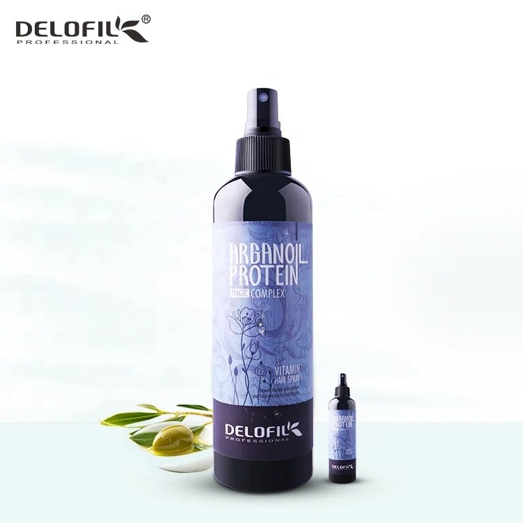 

Delofil Shining Smoothing Dye Damage Repaired Anti Static Detangling Leave-In Hair fiber spray Hairdressing Spray