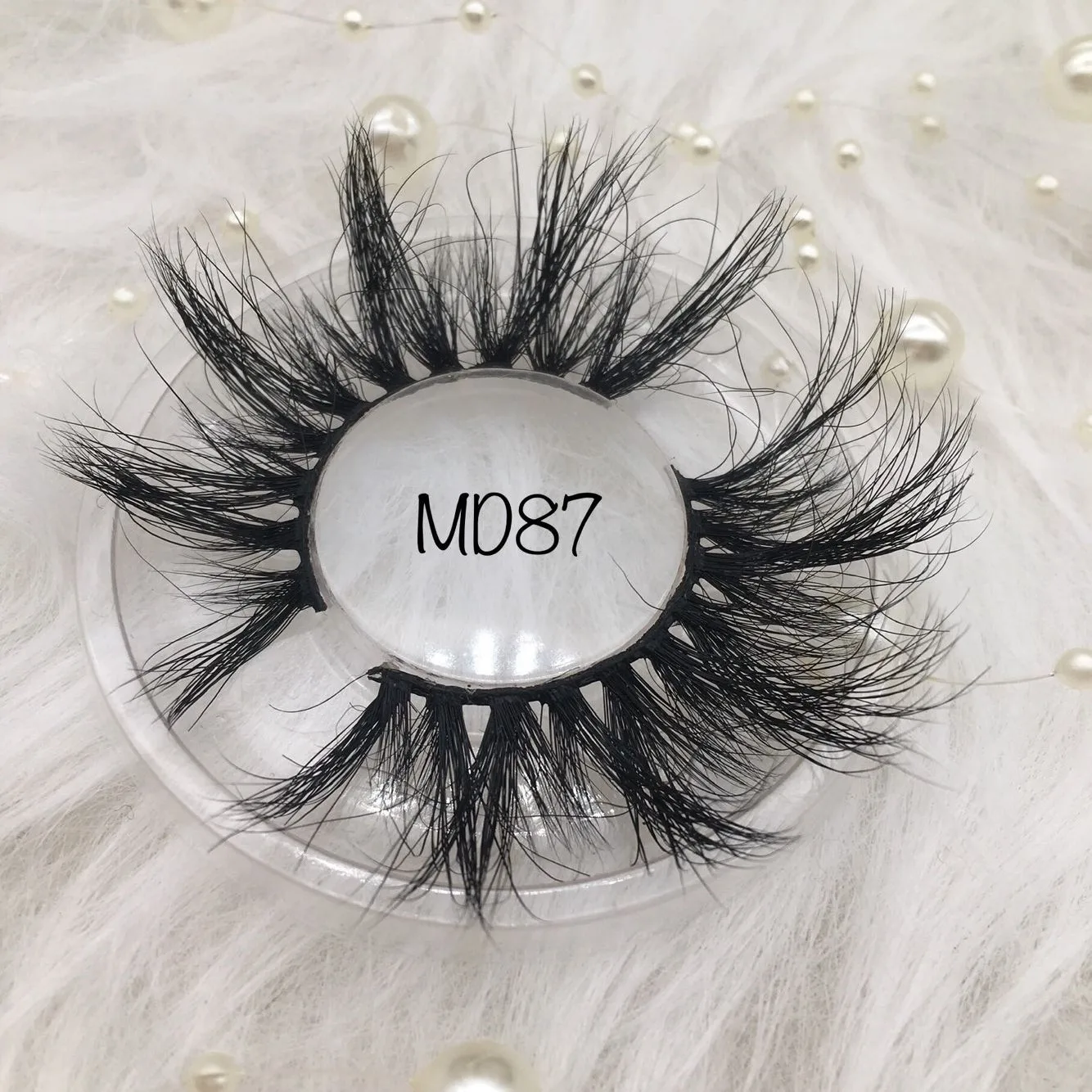 

Wholesale luxury fluffy 25mm 3D mink eyelash full strip volume mega mink lashes