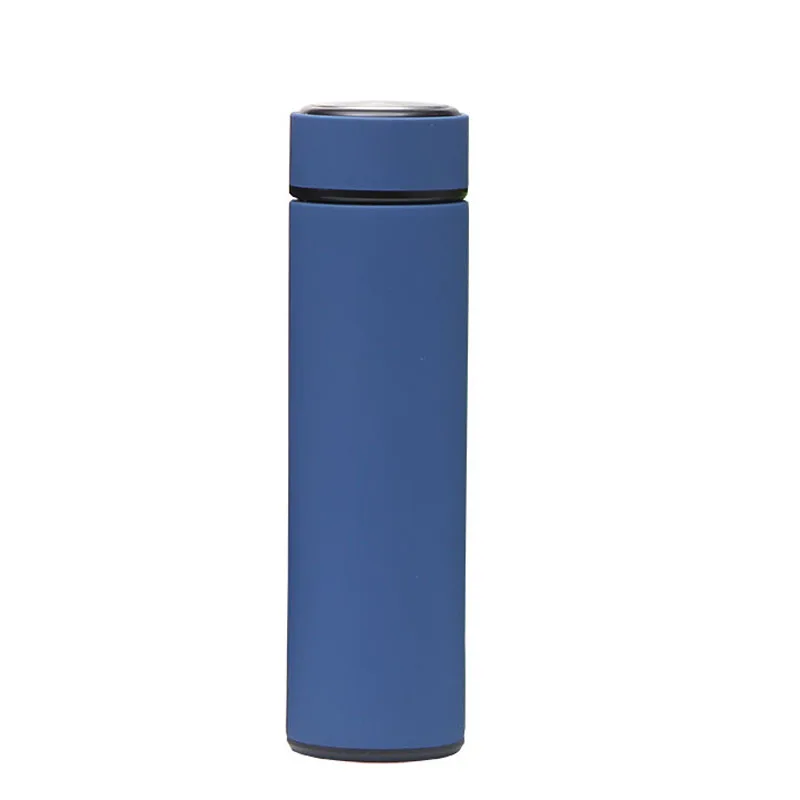 

eco friendly travel double wall vacuum insulated custom water bottles sports reusable stainless steel rubber metal flask, Customized color