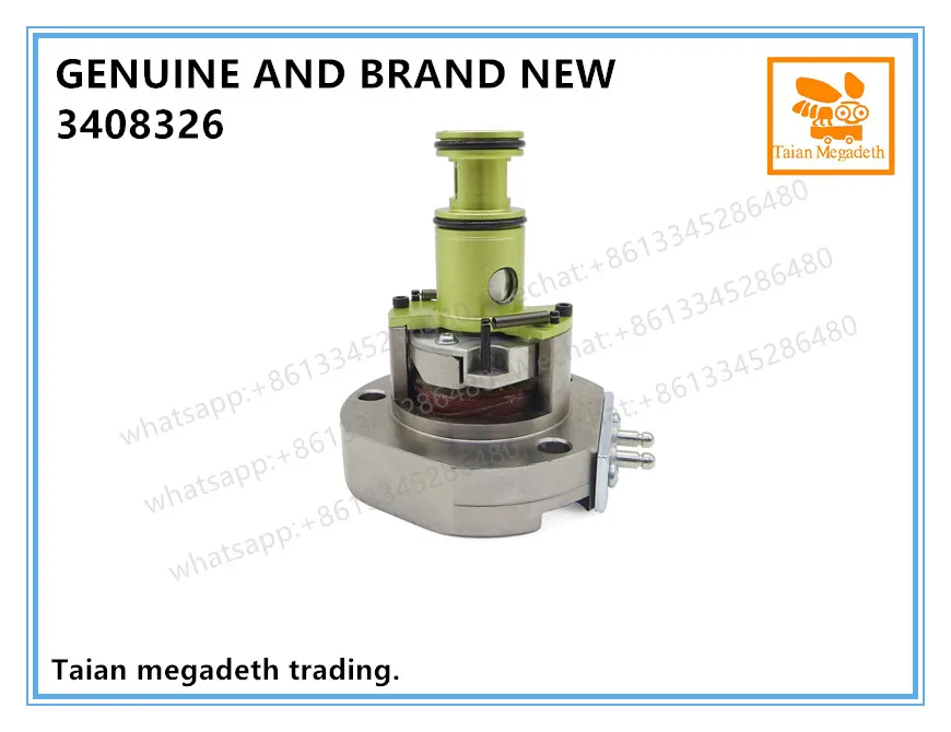 Genuine And Brand New Diesel Fuel Pump Actuator 3408326 For Cummins K19