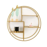 

Nordic Home Metal Storage Display Rack Decor Wall Mount Shelf For Living Room