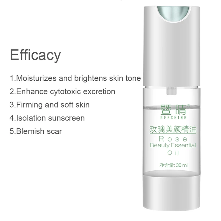 
OEM factory wholesale custom rose fragrance antiaging facial oil for skin care 