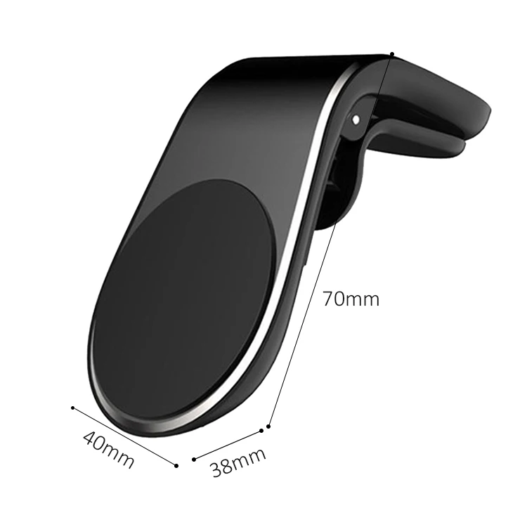 

Car magnetic suction outlet car metal magnet mobile phone holder