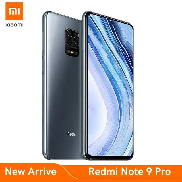 
Xiaomi Redmi Note 9 Pro 6GB 128GB Global Version NFC Smartphone Snapdragon 720G Octa core 5020 mAh 64MP Quad Camera 
