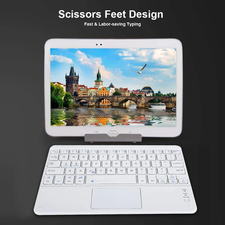 Ultrathin 4mm Wireless Bluetooth Keyboard With Builtin Multitouch