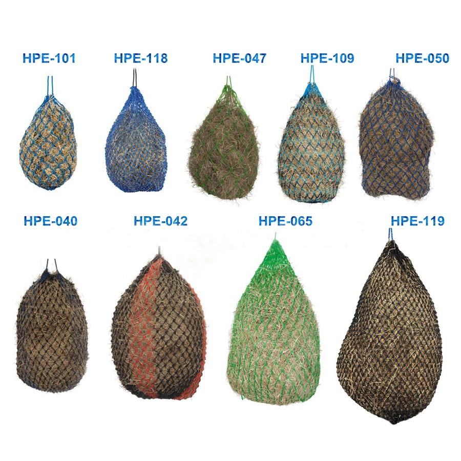 
Wholesale Durable and high quality Polyethylene slow feeder HayNets 