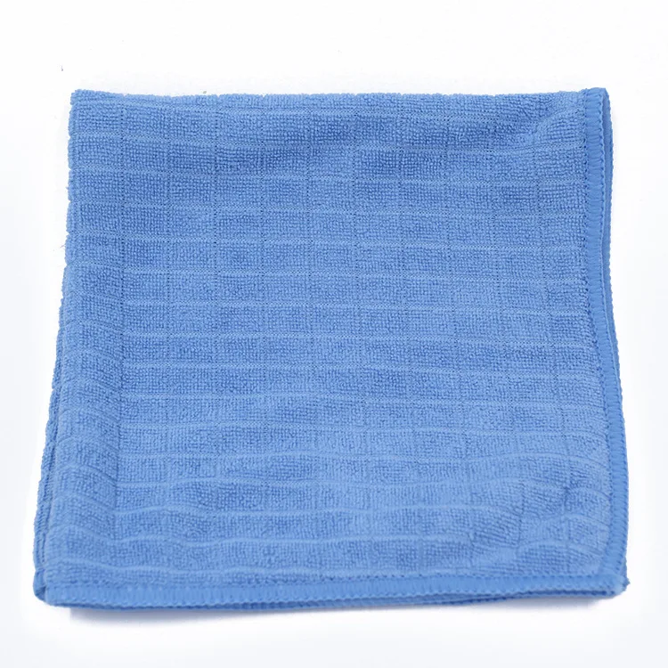 

Free sample 380 GSM 40*40 microfiber towel car wash towel multicolor soft High and low wool car cleaning cloth, Three color