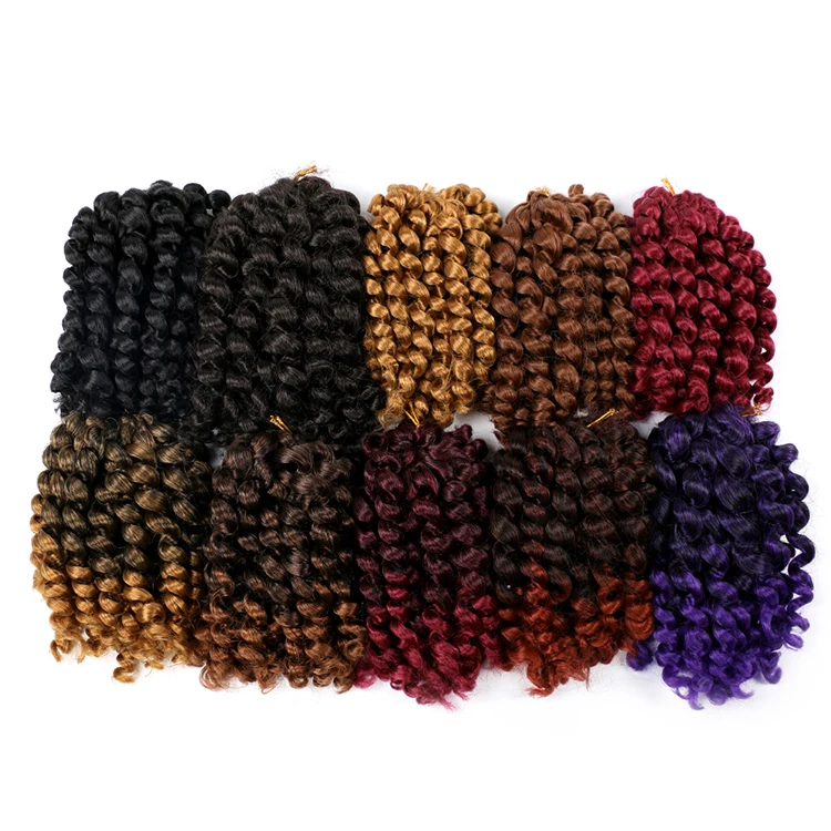 

Jumpy Twist Hair Crochet Wand Curls Curl Synthetic Braid Hair Extension