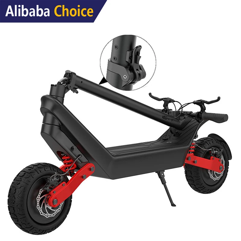 

City Foldable 1200W Electric Scooter Dual Motor Powerful Adult 70KM Dualtron Storm Riding Mileage Electric Scooter Free Shipping