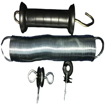 

Animal Husbandry Equipment Electric Fencing Gate Handle with Galvanized Spring Kits HDL111, Customerized