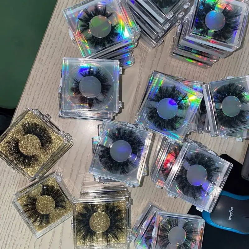 

china supplier 3d luxury mink eyelashes 25mm mink eyelash, Natural black