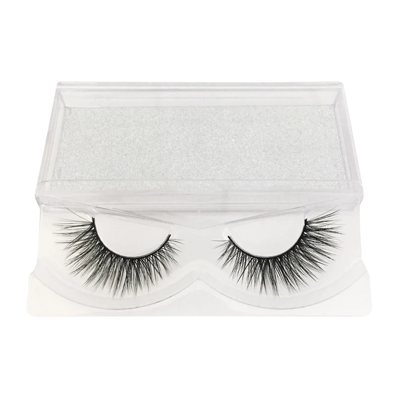 

3D Silk Lashes costume Eyelash vendor wholesale Korea PBT Silk 3D Faux Mink Eyelashes 5 prs False Eyelash