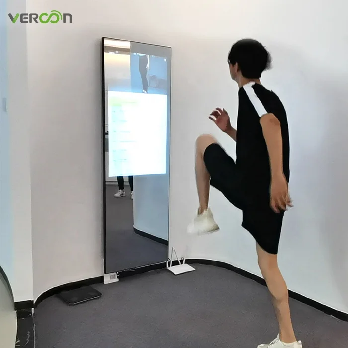 

Best price vercon home gym healthy camera touch screen workout android fitness smart mirror