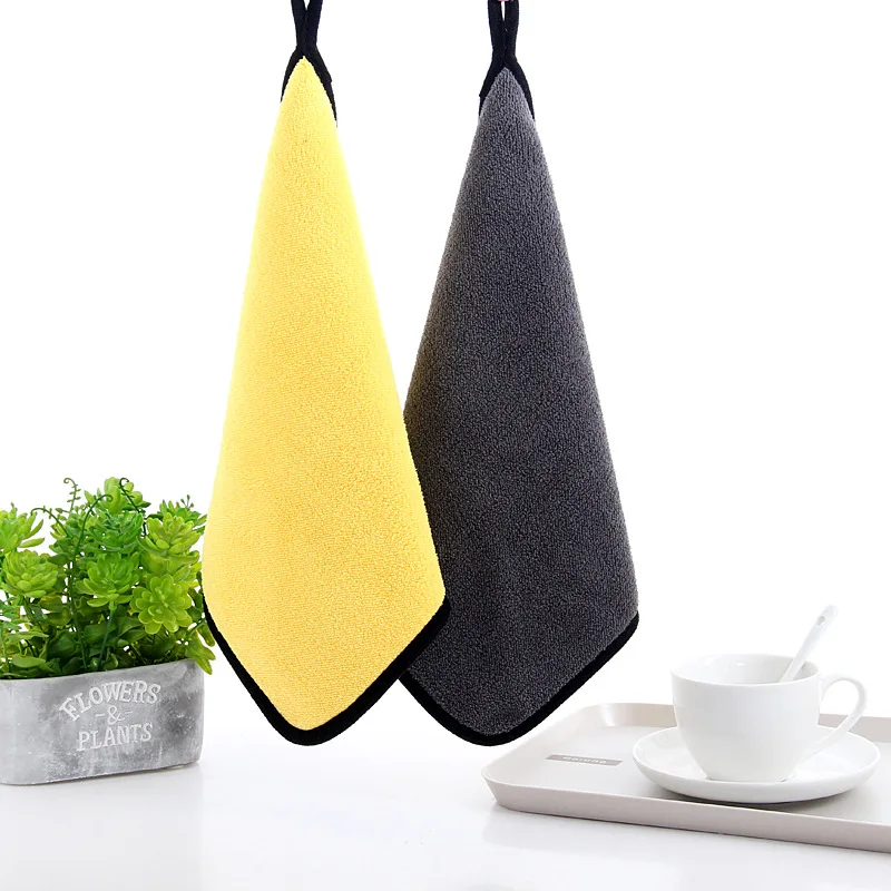 

Absorbent Microfiber Cloth Kitchen Towel Set Soft Car Cleaning Towel Set, Customized