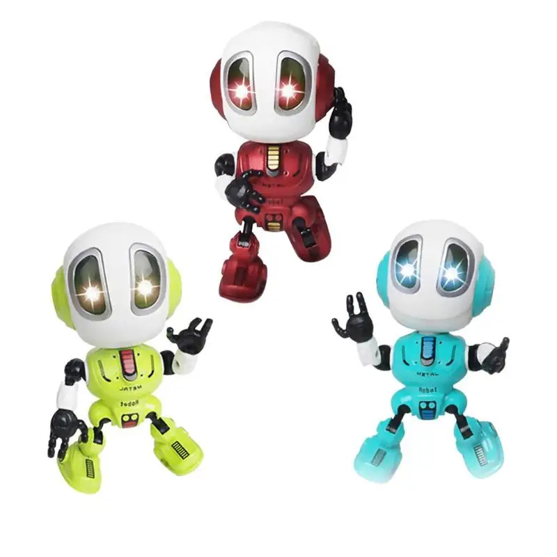 

2019 Hot Sale Kid Head Touch Sensor Electronic Smart Q Robot Toy Mini Smart Robot For Early Educational Kids Toy, Red, green, blue