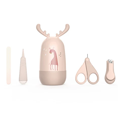 

High quality 4 piece sets deer nail clipper baby set baby nail file clippers baby nail clipper