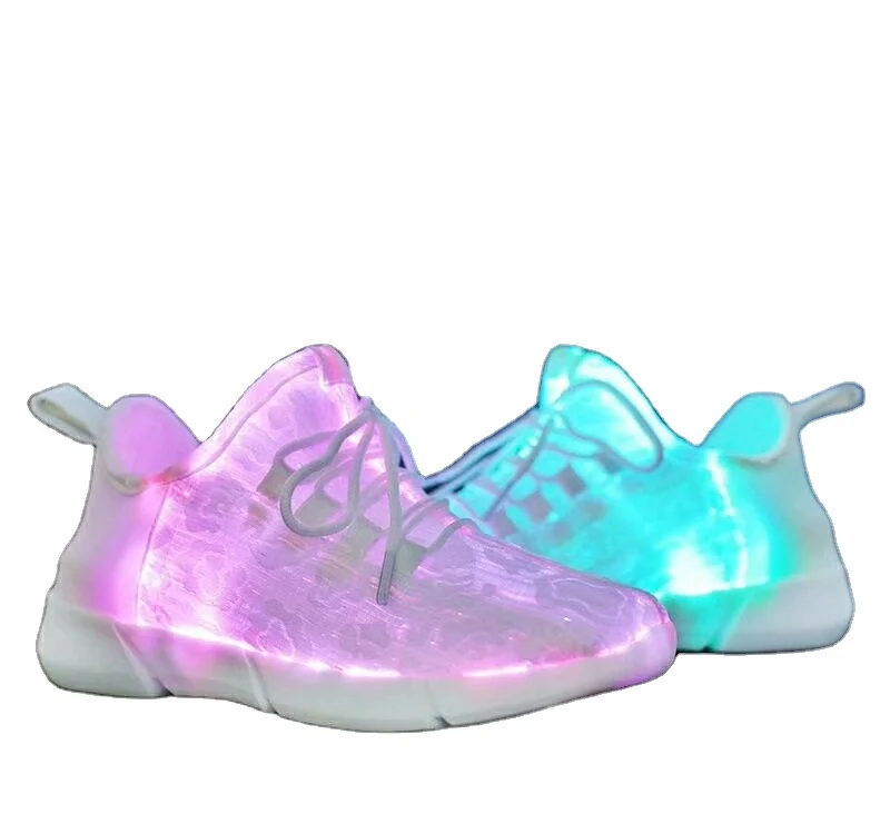 

2021 hot sell women men sport shoes for dance with led light up led shoes