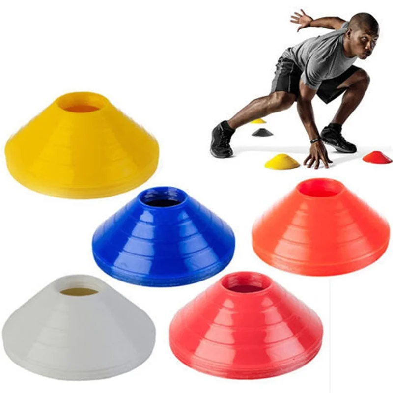 

Agility Disc Cone Set Football Training Saucer Cones Marker Discs Multi Sport Training Space Cones Training Accessories