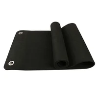 

Black eyelet hole design wall hanging gym exercise foam TPE yoga mat